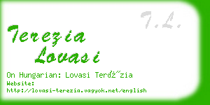 terezia lovasi business card